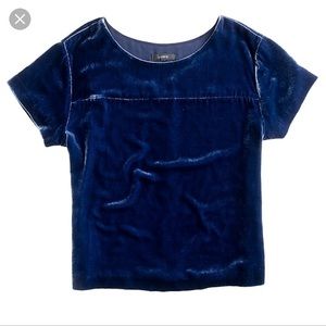 J.Crew Velvet Tee